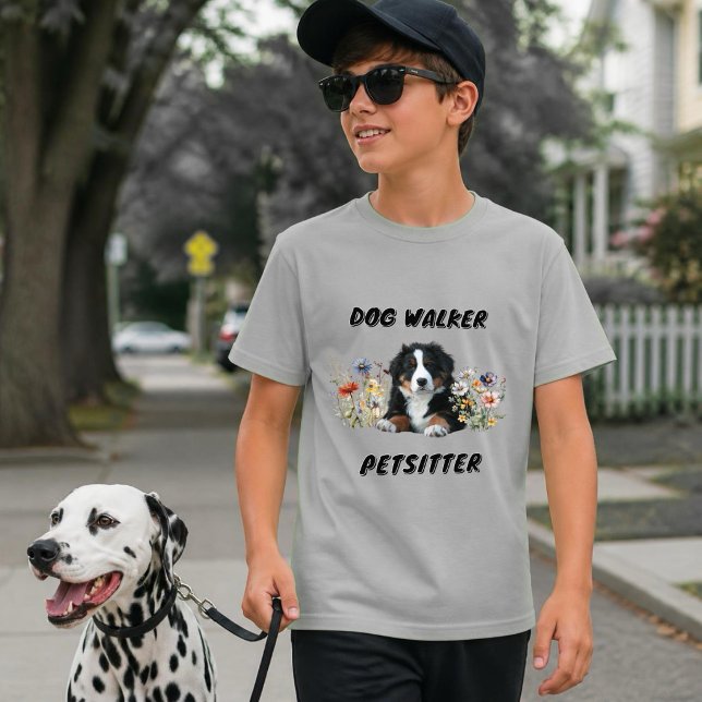 Camiseta Anúncio de Petsitter de Cão (Criador carregado)