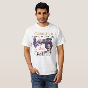 Camiseta Anúncio De Recrutamento Vintage Pancho Villa
