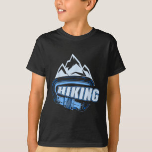 Camiseta Anúncio de Viagem Épica de Caminhada na Selva Mont
