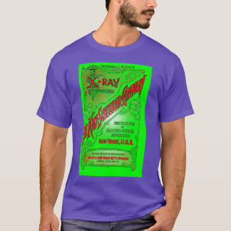 Camiseta Anúncio de Vintage para Suprimentos XRay