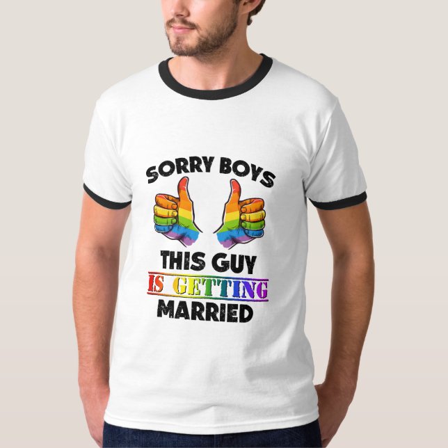 Camiseta Anúncio Divertido de Pré-Casamento (Frente)