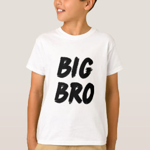 Camiseta Anúncio do irmão bebê do BIG BRO, presente irmão