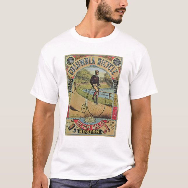 Camiseta Anúncio para a bicicleta de Colômbia (Frente)