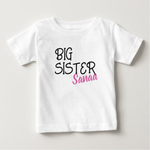Camiseta Anúncio personalizado de gravidez da Big Sister