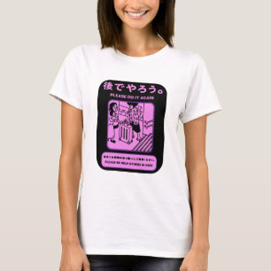 Camiseta Anúncio Público da Subterrânea de Tóquio Japonês