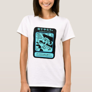 Camiseta Anúncio Público do Metrô de Tóquio Japonês