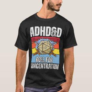 Camiseta Anúncio Retro Vintage Adhdandd Rola Para Concentra