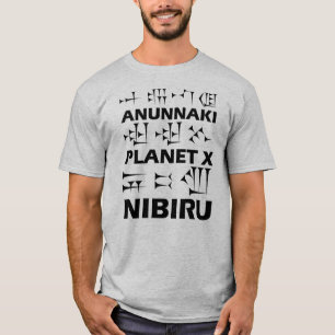 Camiseta Anunnaki, Nibiru, Planeta X, (Preto)
