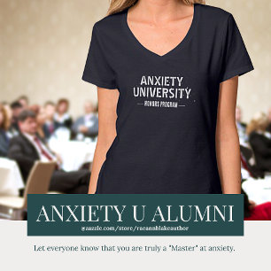 Camiseta Anxiety University - Honors Program