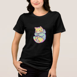 Camiseta Anxious But Cute Cat