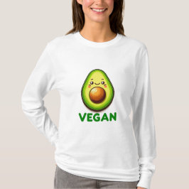 Camiseta Anything you can do I can do Vegan Happy Avocado