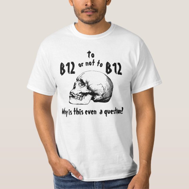 Camiseta Ao B12 ou não? (Frente)