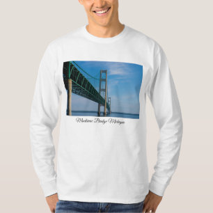 Camiseta Ao longo da ponte de Mackinac