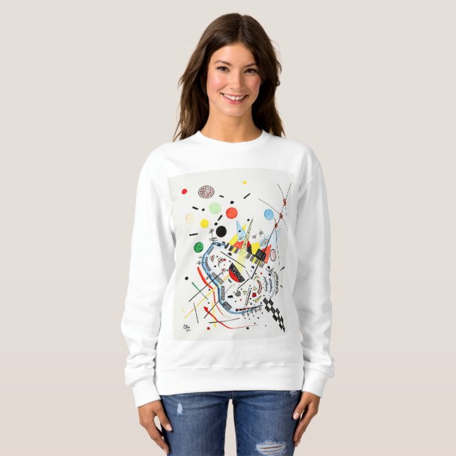 Camiseta Ao mar e ao sol - Kandinsky (Frente Completa)