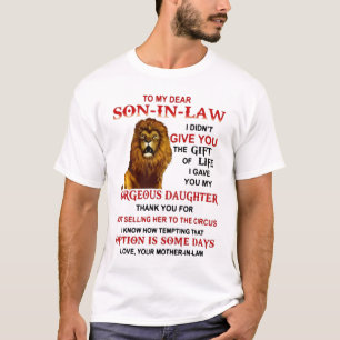 Camiseta Ao meu querido genro