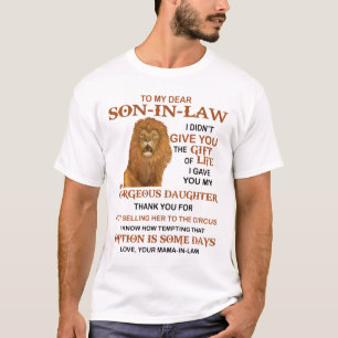 Camiseta Ao meu querido genro