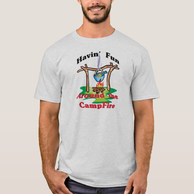 Camiseta Ao redor da Campfire (Frente)