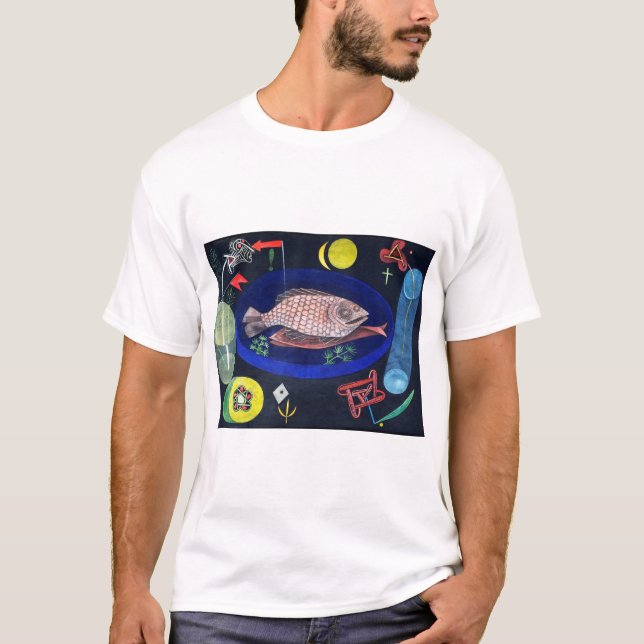 Camiseta Ao redor do peixe, Paul Klee (Frente)
