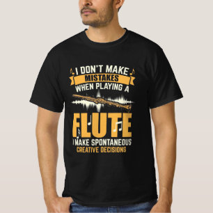 Camiseta Ao Tocar Um Fluto Eu Faço Espontâneos