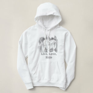 Camiseta Ao Vivo, Amor, Cavalo de Corrida