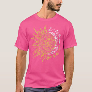 Camiseta Ao Vivo Pelo Amor Do Sol Pela Lua Hippie Presentes
