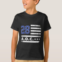 Aoc 2028 A.c. 2028 Para Presidente Americano Flag