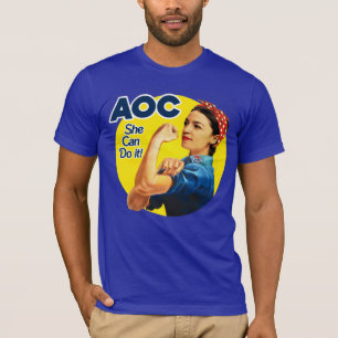 Camiseta AOC A Rebitadeira: Ela pode fazer isso