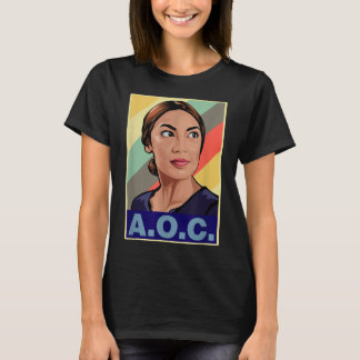 Camiseta Aoc Alexandria Ocasio-cortez Primeiro Presidente F