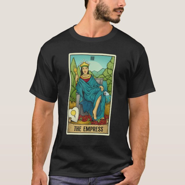 Camiseta AOC Empress Tarot Card Halloween Costume AOC 2024 (Frente)