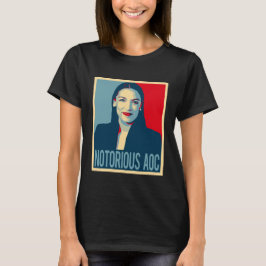 Camiseta AOC notório Alexandria Ocasio Cortez