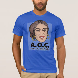 CAMISETA AOC: SIM, VOCÊ ME CONHECE