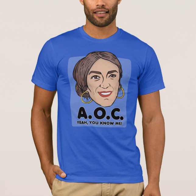 CAMISETA AOC: SIM, VOCÊ ME CONHECE (Frente)
