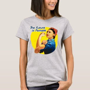 Camiseta AOC The Riveter: O futuro é feminino