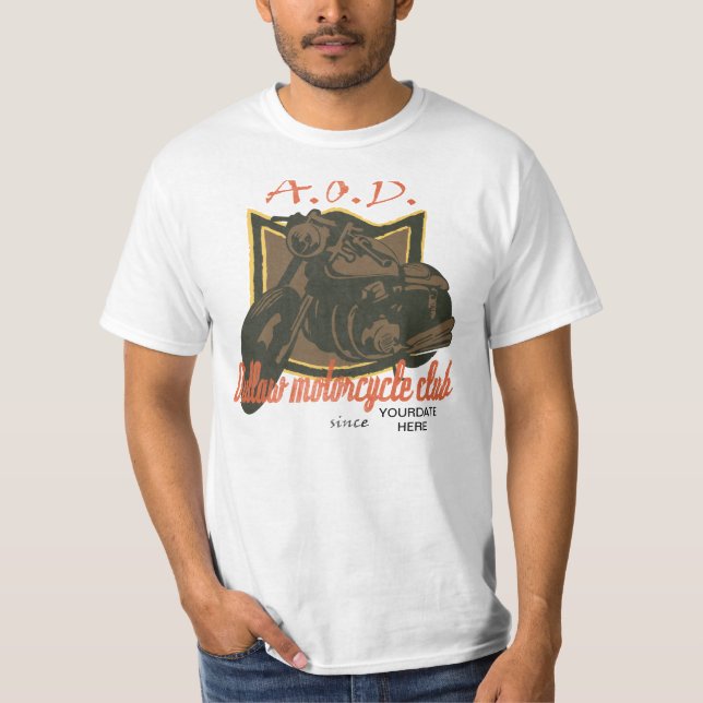 Camiseta AOD Motorcycle Club (Frente)