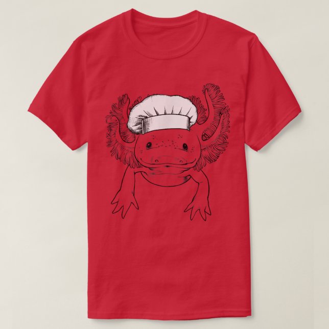 Camiseta Aolotl Animal Chef Funny Cooking Cook  (Frente do Design)