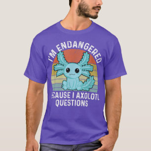 Camiseta Aolotl Miúdos Vintage Tee Funny Cute Aolotl