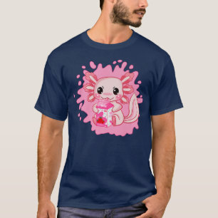 Camiseta Aolotl Pastel Goth Strawberry Milk Shake Anime Aes