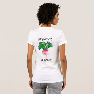 Camiseta Aos domingos nós nabos - animal atravessando
