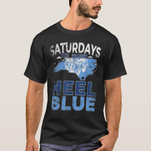 Camiseta Aos sábados, sangramos o Heel Blue Vintage State o