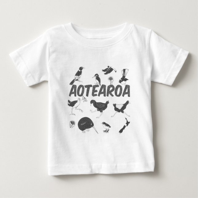 Camiseta Aotearoa aves NZ (Frente)