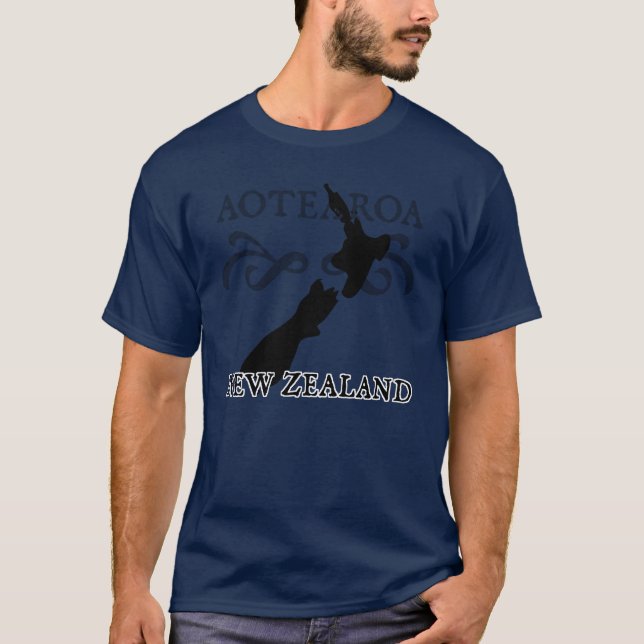 Camiseta Aotearoa Nova Zelândia (Frente)
