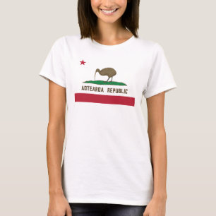 Camiseta Aotearoa República Kiwi - Bandeira Nova Zelândia