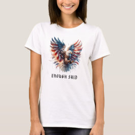 Camiseta *~* AP16 Artsy American Flag Bald EAGLE EUA