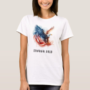 Camiseta *~* AP16 Detailed American Flag Bald EAGLE EUA