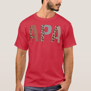 Camiseta Apa Leopard Imprima Mãe Dia de as mães Bonito Gran