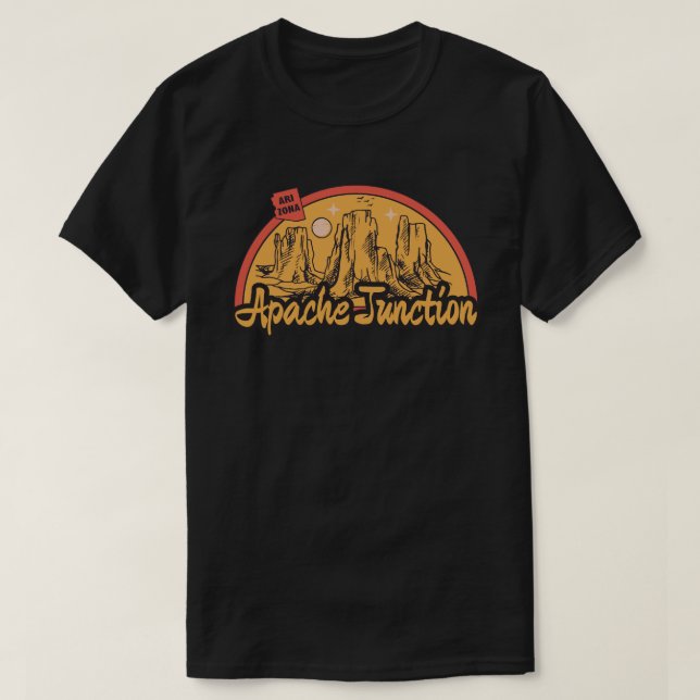 Camiseta Apache Junction, Arizona (Frente do Design)