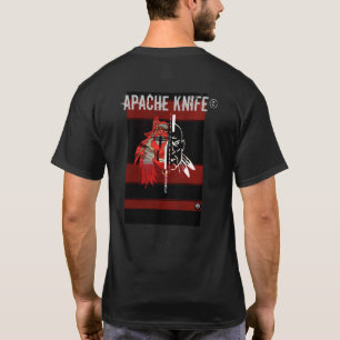 Camiseta Apache Kinfe ®️ ™️ 🇺 🇸 ShadowWolf Bla