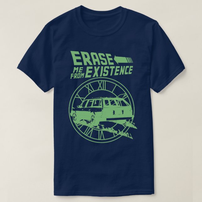 Camiseta Apague-me da paródia engraçada da Existência (Frente do Design)