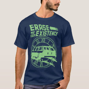 Camiseta Apague-me da paródia engraçada da Existência