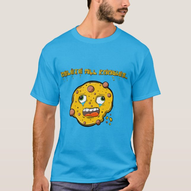 Camiseta Apague todos os cookies! (Frente)